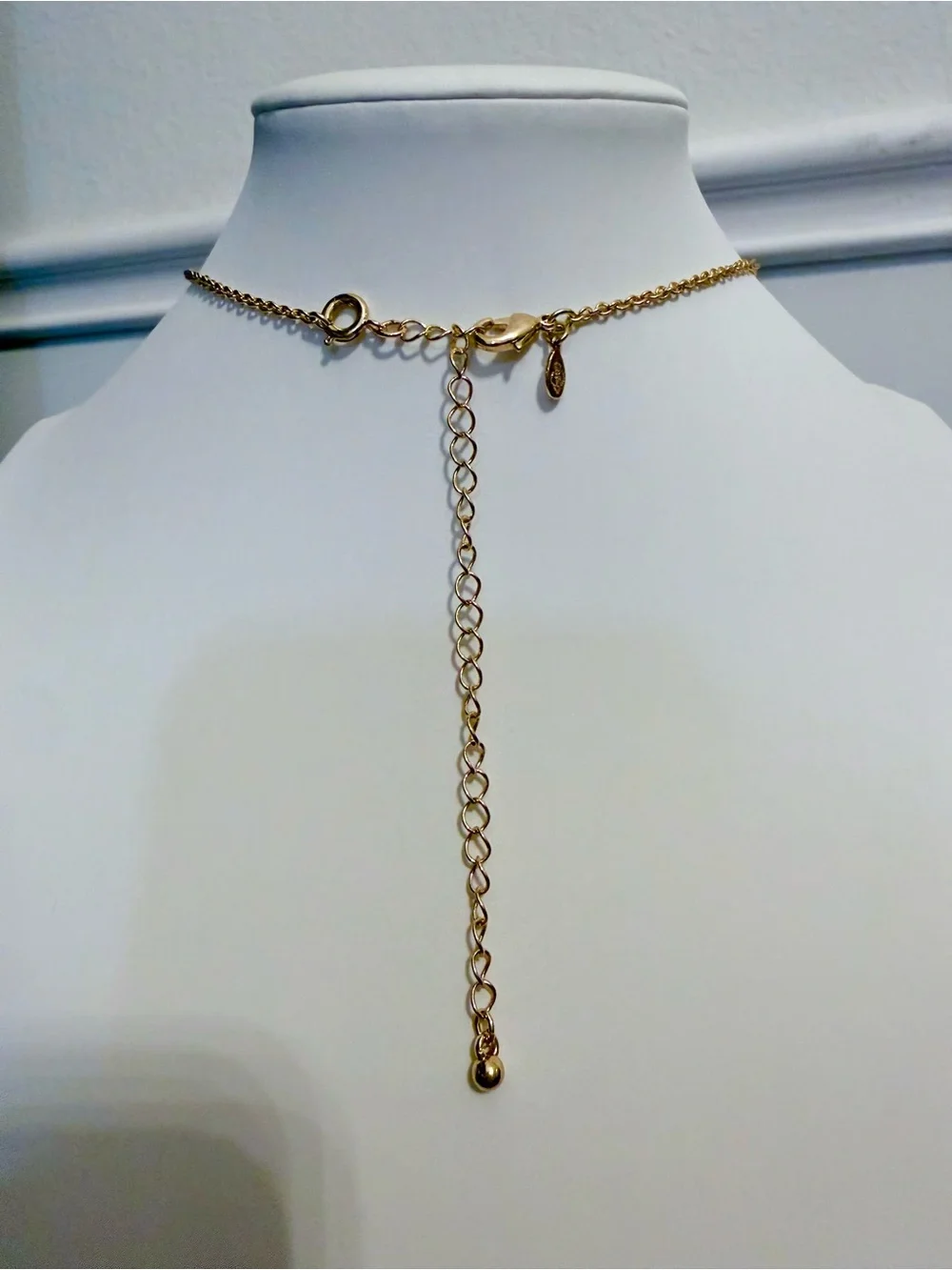 Premier Designs “Peachy Keen” Gold-Tone Orange Floral Statement Necklace